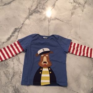 Mini Boden nautical dog t-shirt